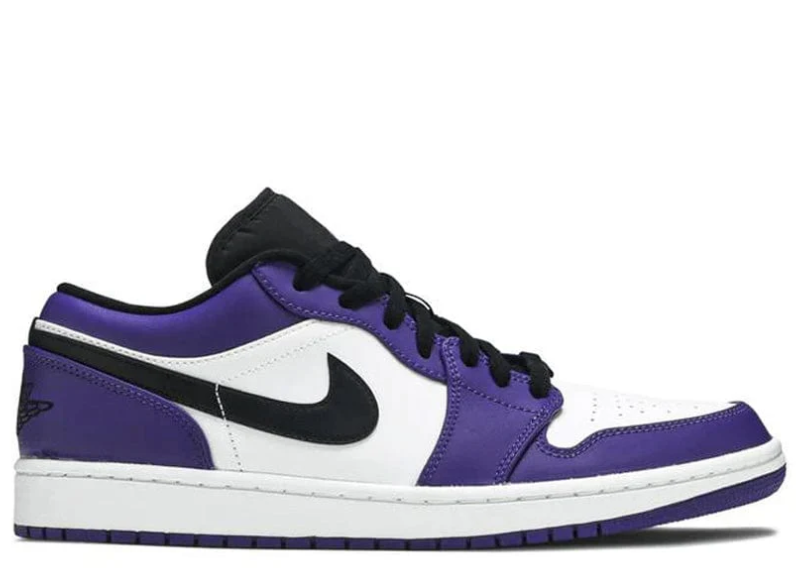 Jordan 1 Low Court Purple White | Soul Gallery