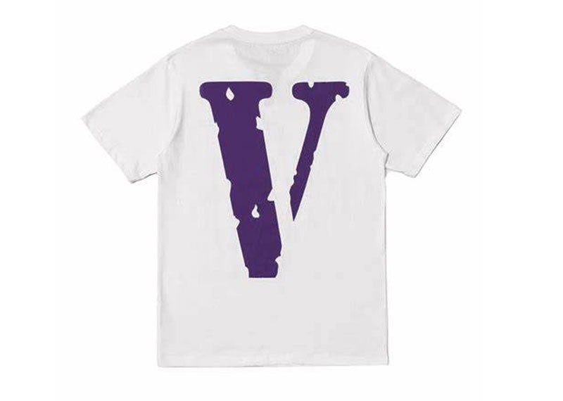 Vlone Staple T-Shirt White/Purple | Soul Gallery