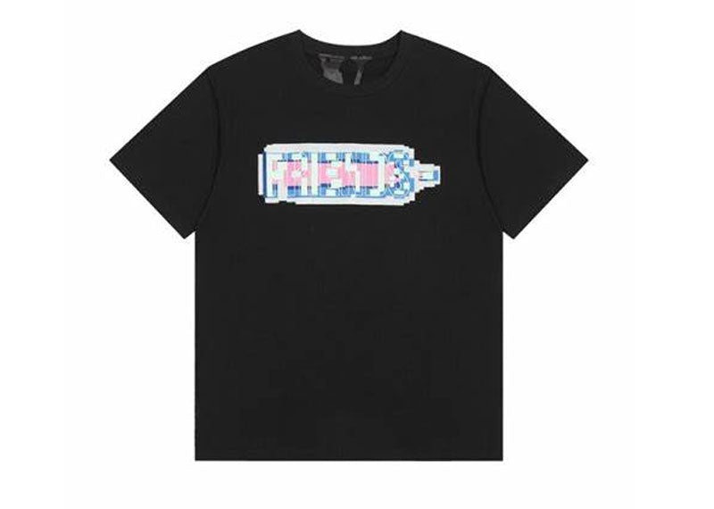 Vlone Friends Pixel Logo T-Shirt Black | Soul Gallery