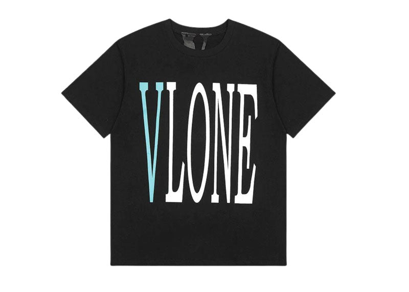 Vlone Scribble T-Shirt Black/Blue | Soul Gallery