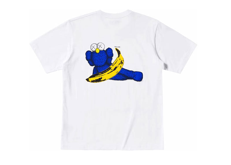 KAWS x Warhol UT Graphic 471321 T-Shirt (Asia Sizing) White | Soul Gallery