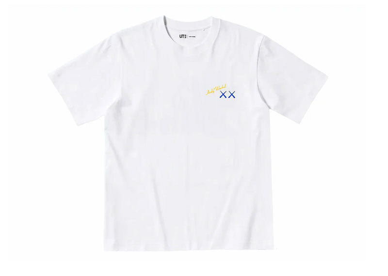KAWS x Warhol UT Graphic 471321 T-Shirt (Asia Sizing) White | Soul Gallery