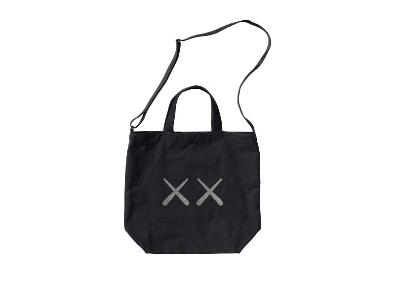 KAWS x Uniqlo Warhol 2Way Tote Bag Black | Soul Gallery