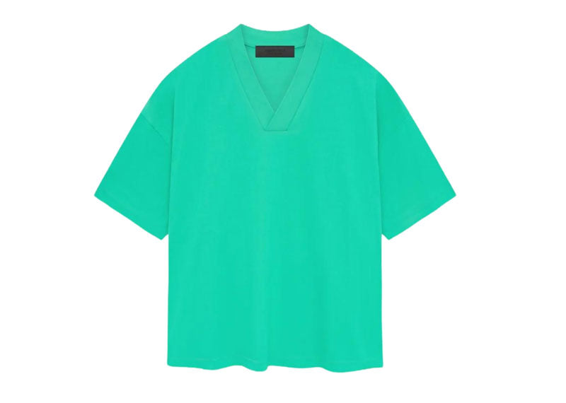 FEAR OF GOD Essentials V-Neck T-Shirt Mint Leaf | Soul Gallery