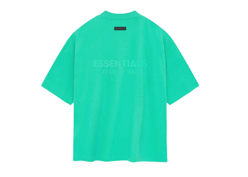 FEAR OF GOD Essentials V-Neck T-Shirt Mint Leaf | Soul Gallery