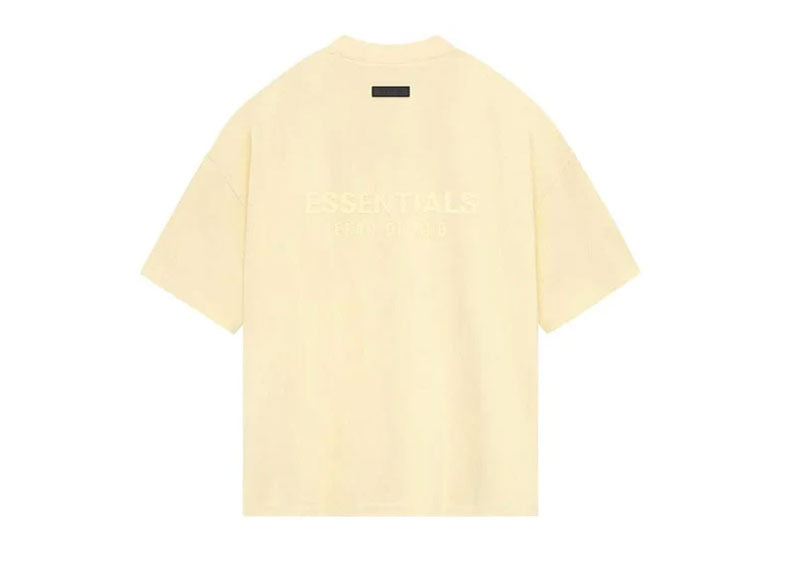 Fear of God Essentials V-Neck T-Shirt Garden Yellow | Soul Gallery