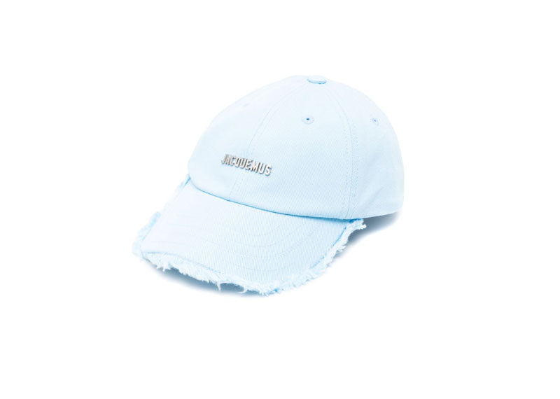 Jacquemus La Casquette Artichaut Cotton Cap Light Blue | Soul Gallery