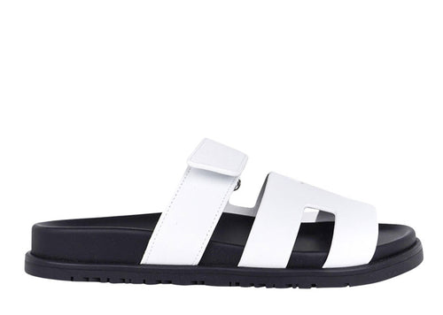 Hermes Chypre Sandal Blanc / Veau Lisse | Soul Gallery