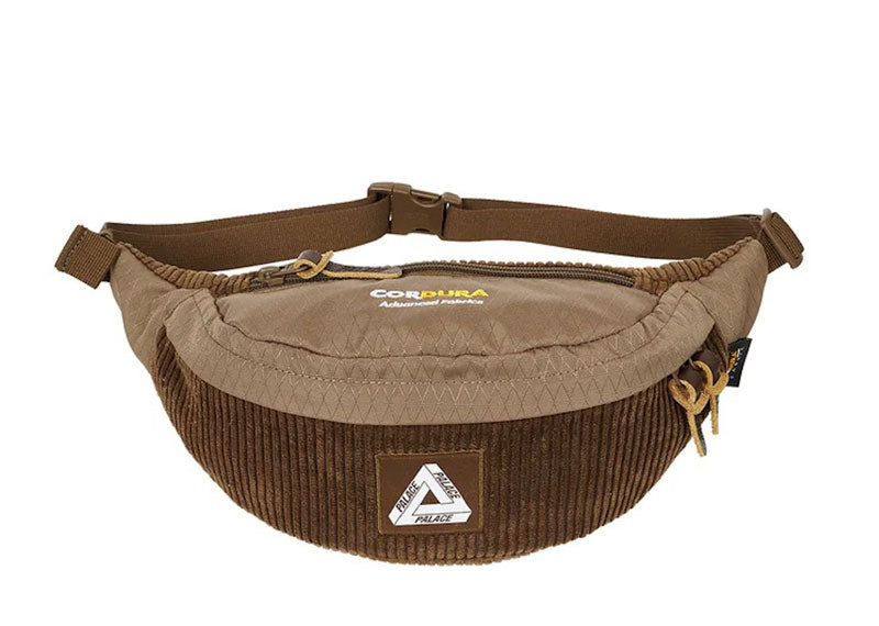 Palace Corduroy Crossbody Bag Brown