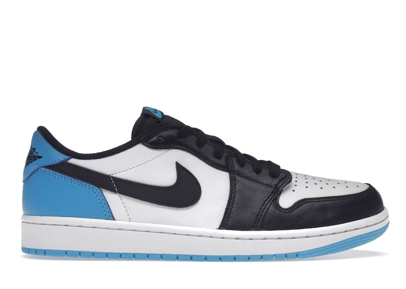 Jordan 1 Retro Low OG Black Dark Powder Blue | Soul Gallery