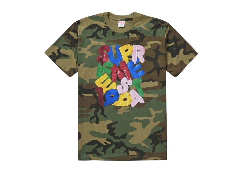 Supreme Balloons T-Shirt Woodland Camo