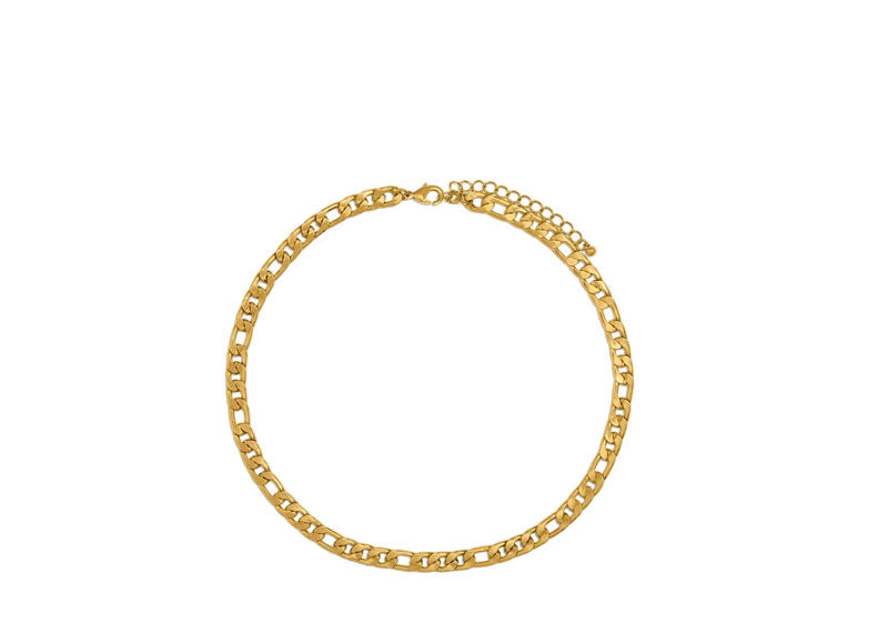 Soul Gallery Stainless Steel Waterproof 7mm Chain 18ct Gold Plated | Soul Gallery