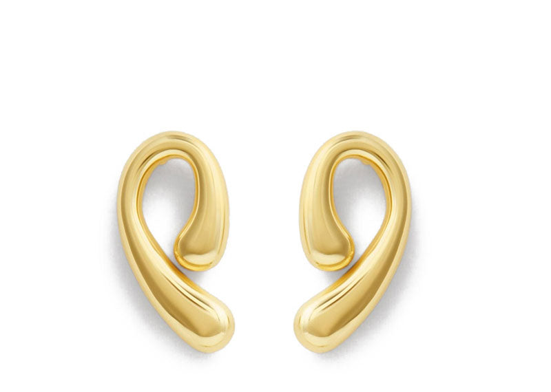 Stainless Steel 18ct Gold Soul Gallery Plated Waterproof Waterdrop Studs 18ct Gold Plated Waterproof Waterdrop Studs | Soul Gallery