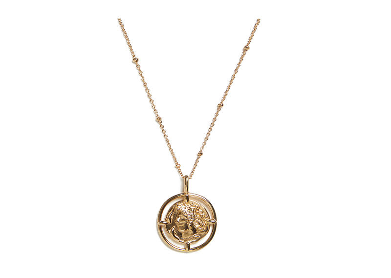 Soul Gallery 18ct Gold Plated Roman Coin Necklace | Soul Gallery