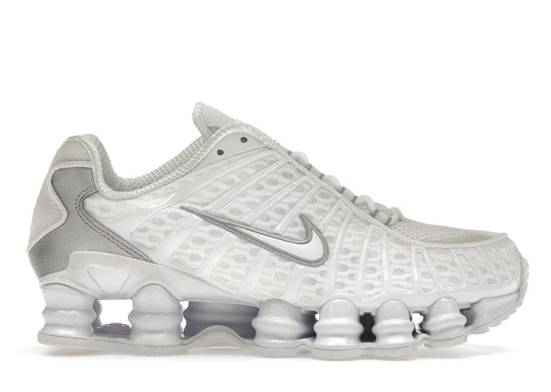 Nike Shox TL White Metallic Silver Max Orange (Women's) | Soul Gallery