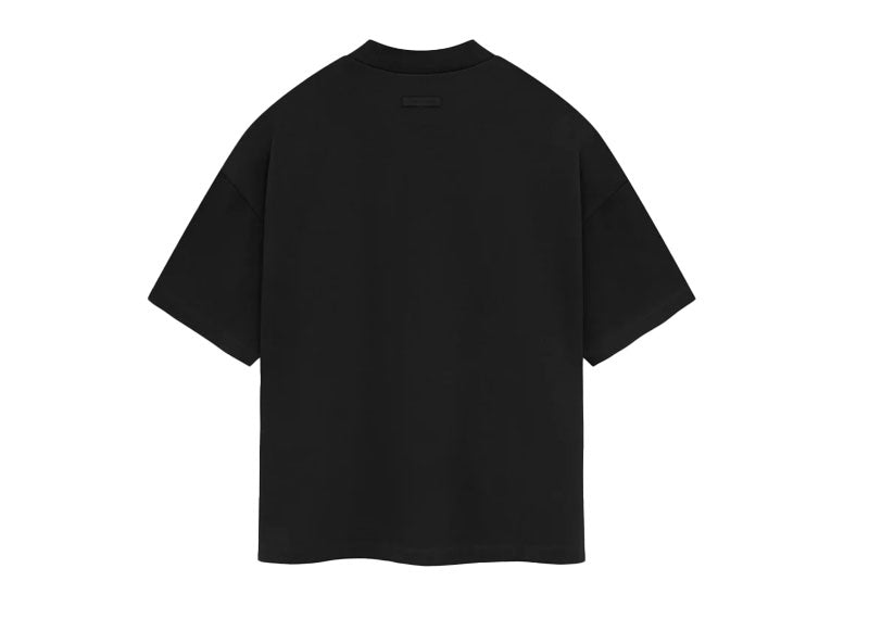 Fear of God Essentials Heavy Crewneck T-Shirt Black | Soul Gallery