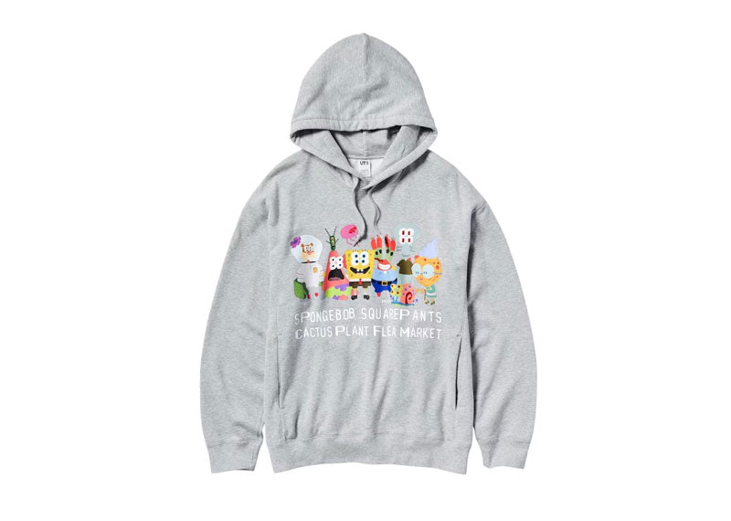 Uniqlo x CPFM Spongebob Squarepants Hoodie Gray | Soul Gallery