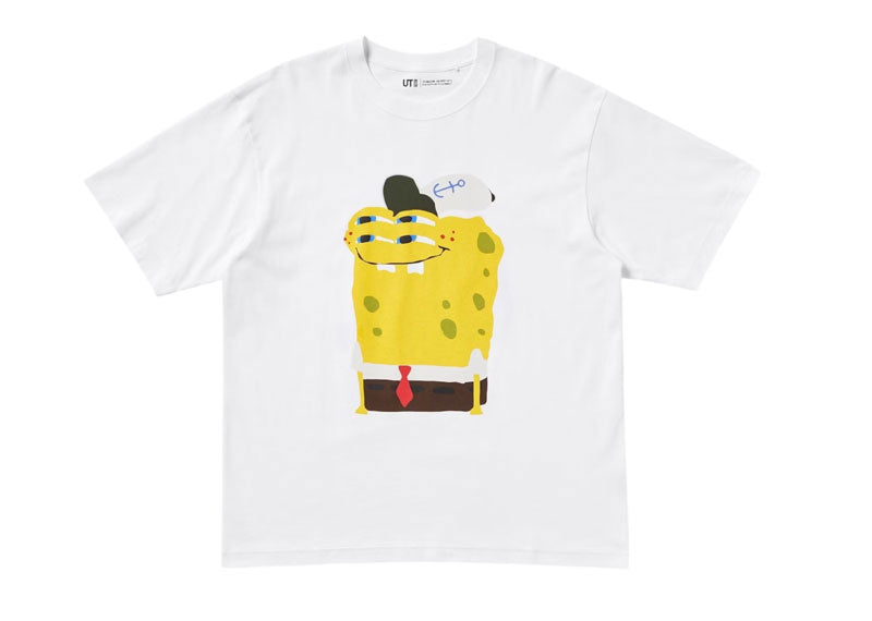 Uniqlo x CPFM Spongebob Squarepants Graphic T-Shirt (Asia Sizing) White | Soul Gallery