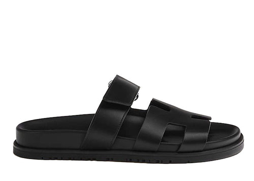 Hermes Chypre Sandal Noir / Vert Mousse | Soul Gallery