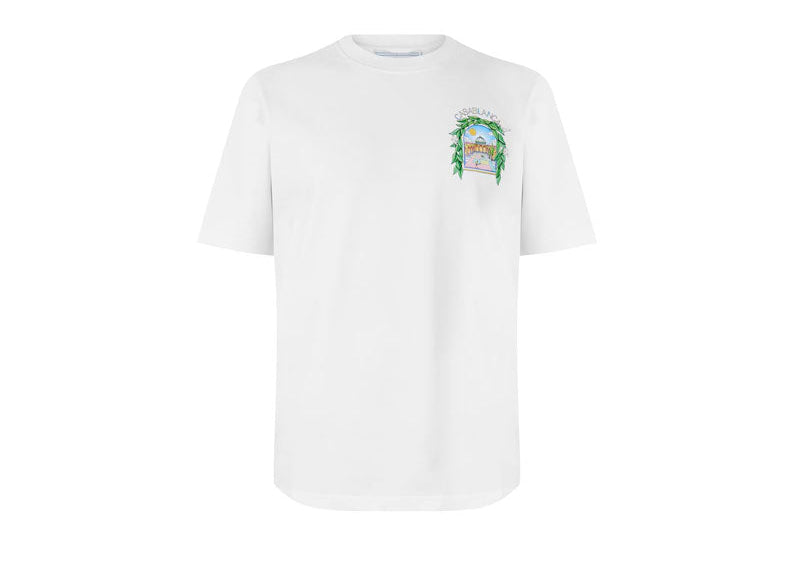 Casablanca L'Arche De Tennis T-Shirt White