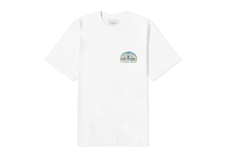 Casablanca Vue De Damas T-Shirt White | Soul Gallery
