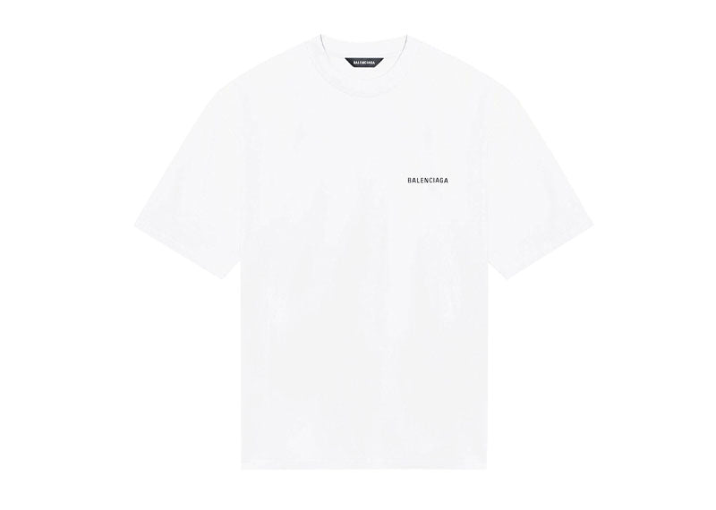 Balenciaga Duel Logo T-Shirt White