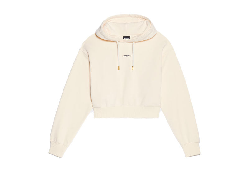 Jacquemus The Gros Grain Hoodie Light Beige | Soul Gallery