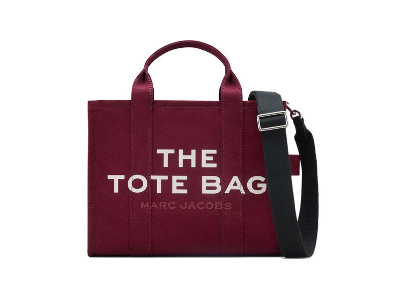 MARC JACOBS 'The Medium Canvas Tote Bag' Oxblood