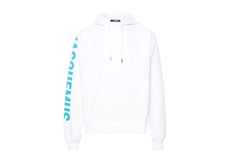 Jacquemus The Typo Hoodie White | Soul Gallery