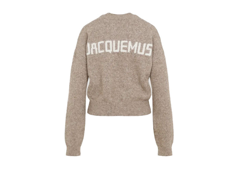 Jacquemus La Maille Sweater Beige | Soul Gallery