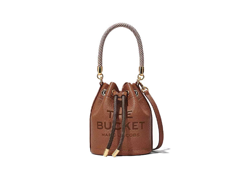 Marc Jacobs The Mini Bucket Leather Bag Argan Oil | Soul Gallery
