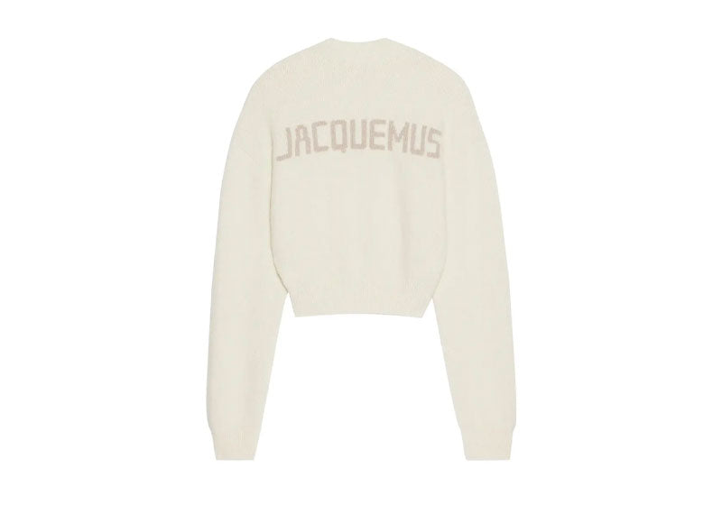 Jacquemus La Maille Sweater Light Beige | Soul Gallery