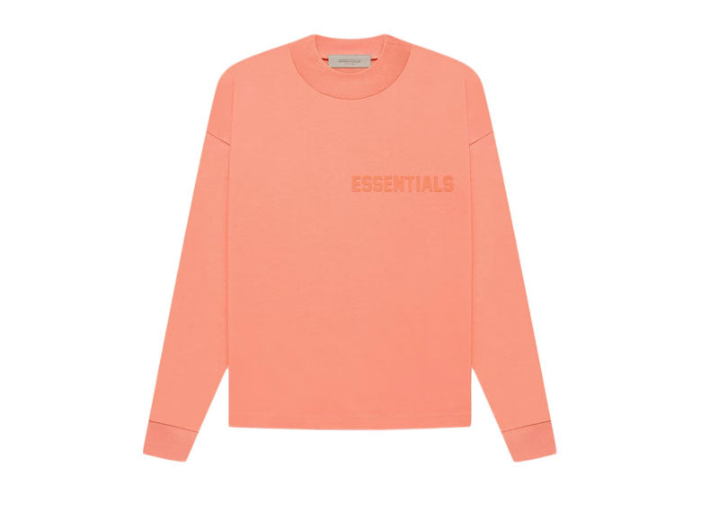 Fear of God Essentials L/S T-Shirt Coral | Soul Gallery