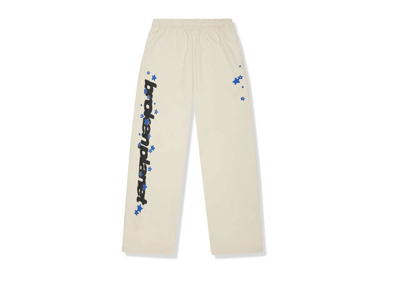 Broken Planet All The Stars Straight-Leg Sweatpants Ivory White | Soul Gallery