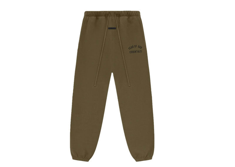 Fear of God Essentials Fleece Essential Sweatpant Olive | Soul Gallery