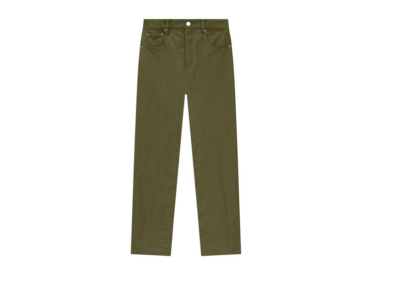 Fear of God Essentials Textured Nylon 5-Pocket Pant Military