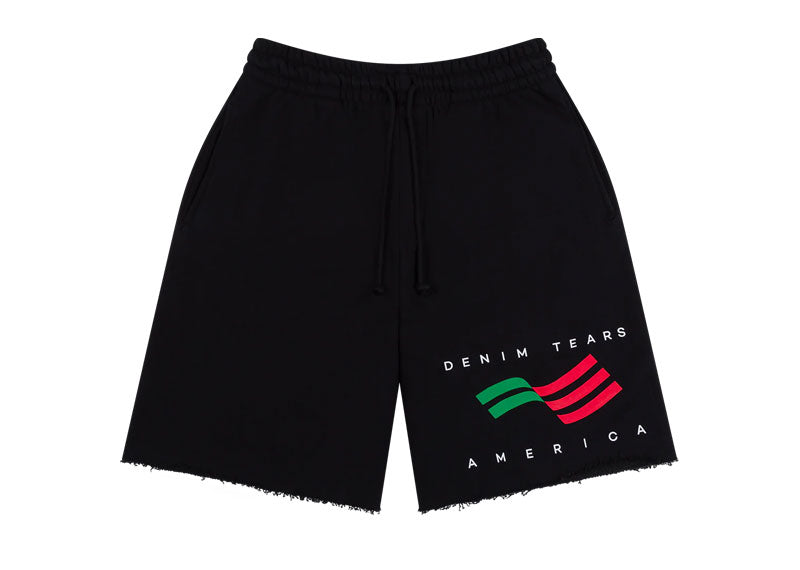 Denim Tears America Sportswear Shorts Black | Soul Gallery