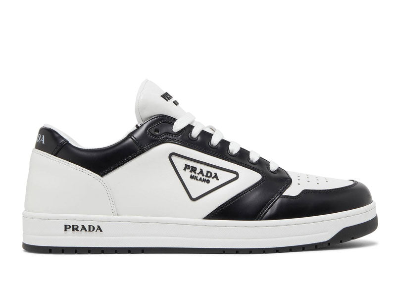 Prada District Leather White Black White | Soul Gallery