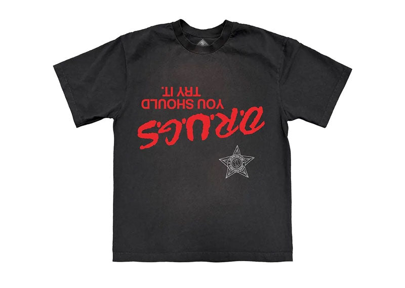 Travis Scott DRUXGS T-Shirt Black Soul Gallery