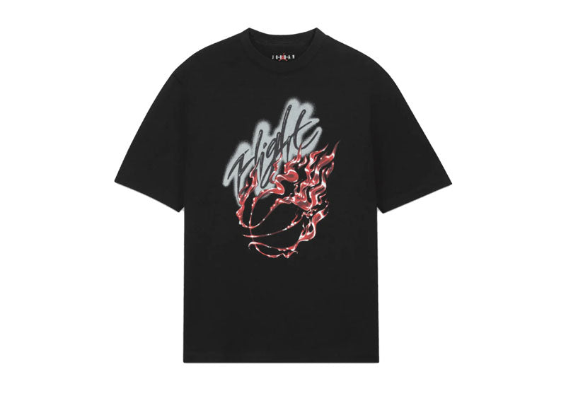 Travis Scott x Jordan Flight Graphic T-Shirt Black | Soul Gallery