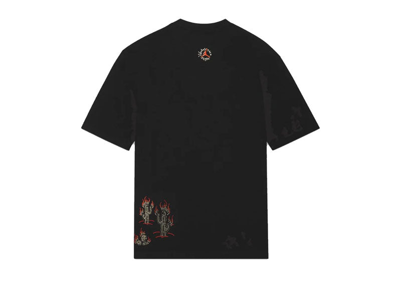 Travis Scott x Jordan Flight Graphic T-Shirt Black | Soul Gallery