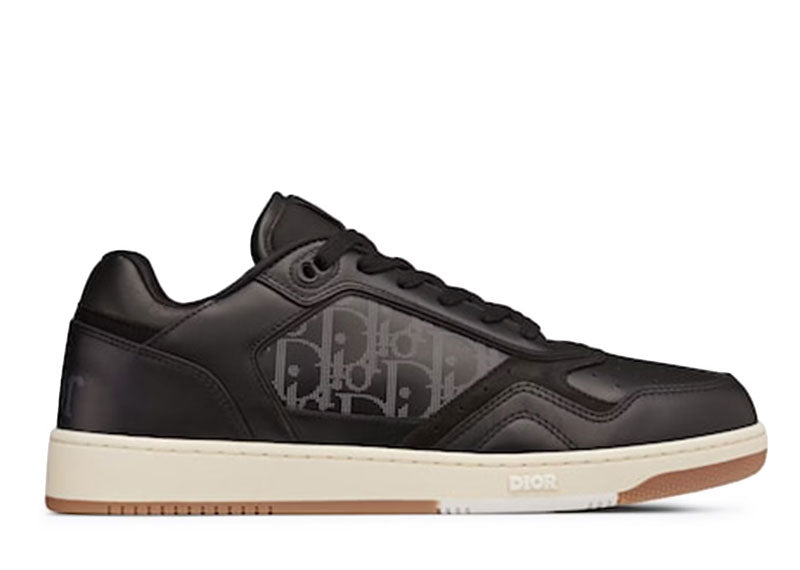 Dior B27 Low ERL Black Smooth Calfskin and Dior Oblique Galaxy Leather | Soul Gallery