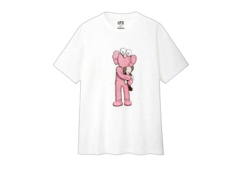 KAWS x Uniqlo Pink BFF Tee (Asia Sizing) White | Soul Gallery