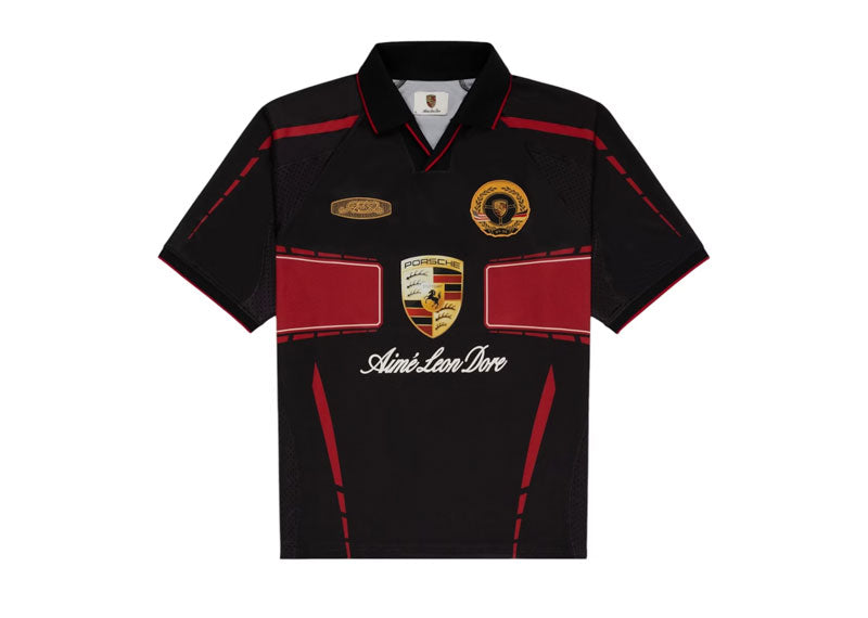 Aime Leon Dore x Porsche 993 Turbo Team Jersey Black | Soul Gallery