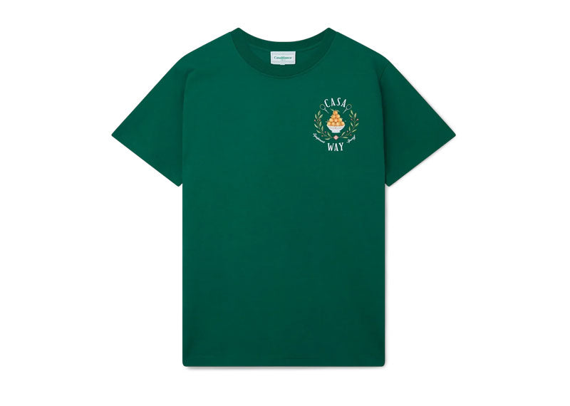 Casablanca Casa Way Printed T-Shirt Evergreen | Soul Gallery