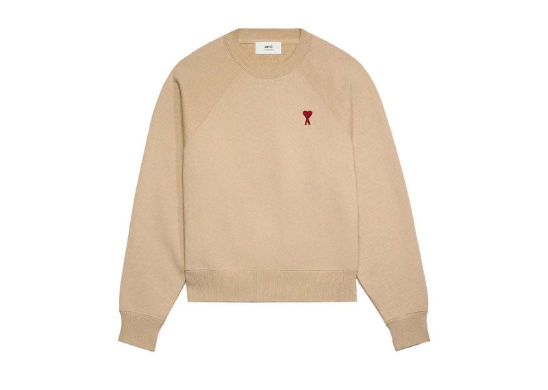 Ami Paris De Coeur Sweatshirt Champagne | Soul Gallery