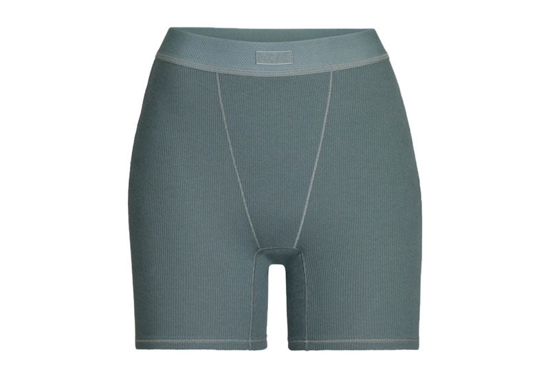 SKIMS Soft Lounge Rib Boxer Kyanite | Soul Gallery