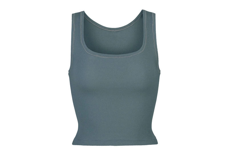 SKIMS Cotton Rib Tank Kyanite | Soul Gallery