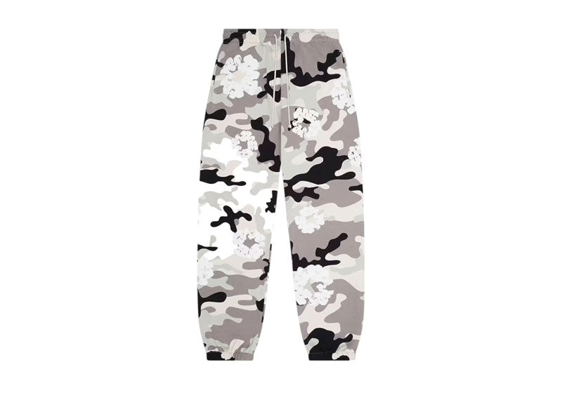 Denim Tears The Cotton Wreath Sweatpant White Camo | Soul Gallery