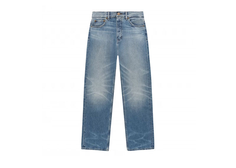 Fear of God Essentials Core Collection 5 Pocket Jean Medium Wash | Soul Gallery